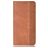 Mobigear Sensation Housse TCL 30 SE Etui Porte-Monnaie - Marron