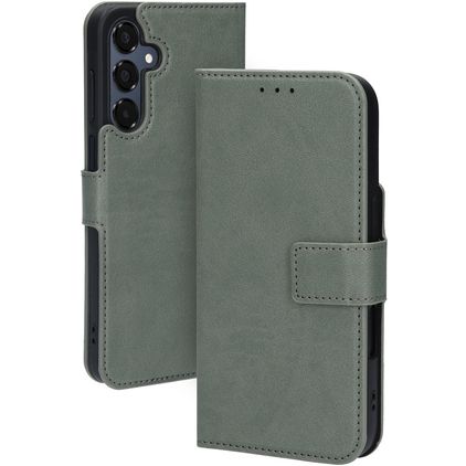 Mobiparts Classic Wallet Housse Samsung Galaxy A16 Etui Porte-Monnaie - Stone Green