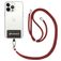 Mobigear Lanyard - Cordon de téléphone universel ajustable - Bordeaux