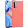 Mobigear Croco Coque OPPO Reno 4 Coque arrière Rigide - Rouge