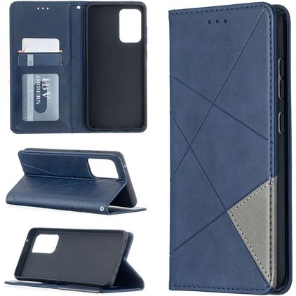 Mobigear Rhombus Slim Housse Samsung Galaxy A52 Etui - Bleu