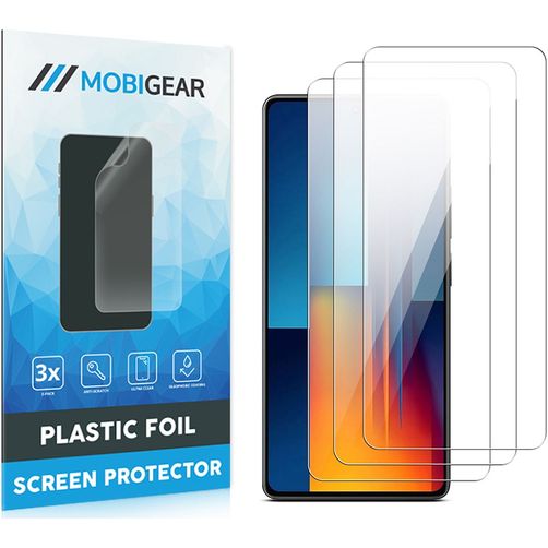 Mobigear POCO M6 Protection d'écran Film - Compatible Coque (Lot de 3)
