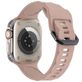 Mobigear Ripple Bracelet Silicone Apple Watch Fermeture boucle ardillon - 49/46/45/44 mm - Rose