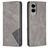 Mobigear Rhombus Slim Housse Samsung Galaxy S25 Edge Etui - Gris