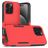 Mobigear Heavy Armor Coque iPhone 16 Pro Max Coque arrière Rigide Anti-Chocs - Rouge
