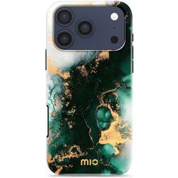 MIO Coque iPhone 17 Pro MagSafe Coque arrière Rigide - Green Marble