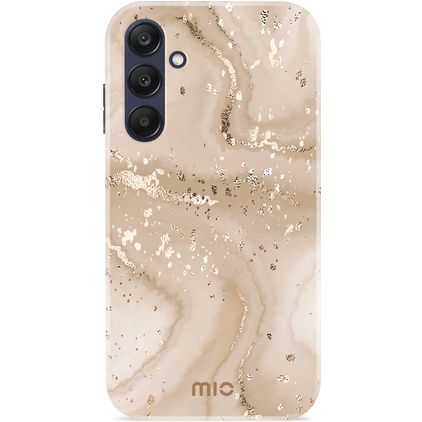 MIO Samsung Galaxy A25 5G MagSafe Plastique rigide Coque arrière - Gold Marble