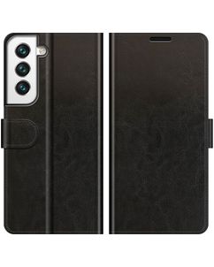 Mobigear Wallet Housse Samsung Galaxy S22 Etui Porte-Monnaie - Noir