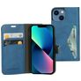 Mobiparts Classic Wallet iPhone 13 Mini Étui Portefeuille - Steel Blue