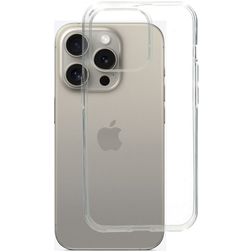 Mobiparts Classic Coque Transparente iPhone 15 Pro Coque arrière en TPU Souple - Transparent