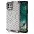 Mobigear Honeycomb Coque iPhone 12 Pro Max Coque arrière Rigide Anti-Chocs - Gris