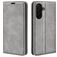 Mobigear Retro Slim Housse Samsung Galaxy A27 Etui Porte-Monnaie - Gris