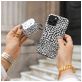 Burga Tough Coque iPhone 15 Plus Coque arrière Rigide Anti-Chocs - Almond Latte