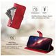 Mobigear Zipper Housse iPhone 17 Etui Porte-Monnaie - Rouge