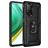 Mobigear Armor Ring Coque Xiaomi Mi 10T Coque arrière Rigide Anti-Chocs avec Anneau-Support - Noir
