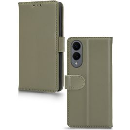 Mobilize Premium Gelly Housse Samsung Galaxy S25 Edge Etui Porte-Monnaie - Vert