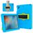Mobigear Ruggedized Coque iPad Air 2 (2014) Coque arrière en EVA + Support Amovible - Bleu