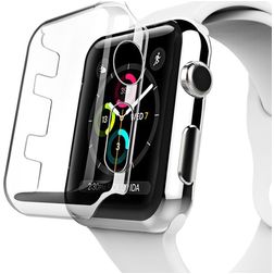 Mobigear Crystal Coque Apple Watch - 38 mm Coque Rigide - Transparent