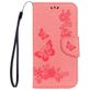 Mobigear Butterfly Housse Samsung Galaxy S8 Etui Porte-Monnaie - Rose
