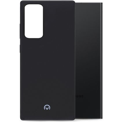 Mobilize Rubber Gelly Coque Samsung Galaxy S23 Ultra Coque arrière en TPU Souple - Matt Black