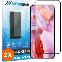 Mobigear Premium Google Pixel 11 Pro Verre trempé Protection d'écran - Compatible Coque - Noir (Lot de 2)