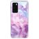 Mobigear Marble Coque Huawei P40 Coque arrière en TPU Souple - Violet