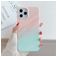 Mobigear Marble Coque iPhone 12 Pro Max Coque arrière en TPU Souple - Bleu / Rose