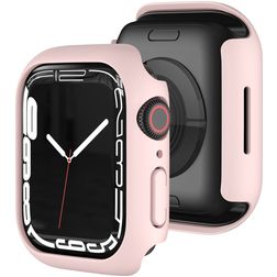 Mobigear Colors Coque Apple Watch - 45 mm Thin Coque Rigide - Rose