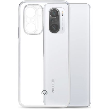 Mobilize Gelly Coque Transparente POCO F3 Coque arrière en TPU Souple - Transparent