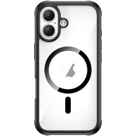 Valenta Full Cover Coque Transparente iPhone 17 MagSafe Coque arrière en Verre trempé Anti-Chocs - Transparent