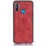 Mobigear Stitch Coque Realme C3 Coque arrière - Rouge