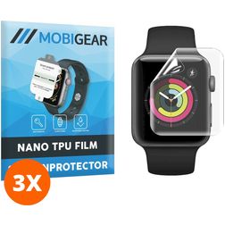 Mobigear Hydrogel TPU Protection d'écran - Compatible Coque (Lot de 3)