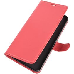 Mobigear Classic LG K51s Étui Portefeuille - Rouge