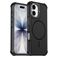 Mobigear Airbag Shockproof iPhone 17 MagSafe Plastique rigide Coque arrière - Noir