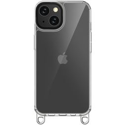 Mobigear Bungy iPhone 13 Plastique rigide Coque arrière - Argent