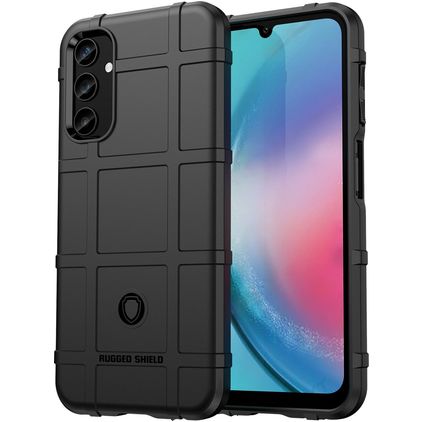 Mobigear Rugged Shield Coque Samsung Galaxy A56 Coque arrière en TPU Souple Anti-Chocs - Noir