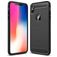Mobigear Brushed Slim Coque iPhone XS Max Coque arrière en TPU Souple - Noir
