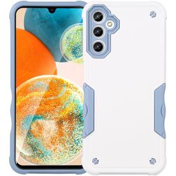 Mobigear Non-slip Armor Coque Samsung Galaxy A14 Coque arrière Rigide Anti-Chocs - Blanc