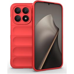 Mobigear Bumpy Coque Xiaomi 15T Coque arrière en TPU Souple - Rouge