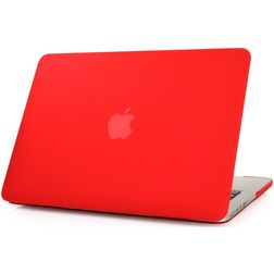 Mobigear Matte MacBook Pro 13 pouces (2012-2015) Coque rigide pour MacBook - Rouge - Modèle A1425 / A1502