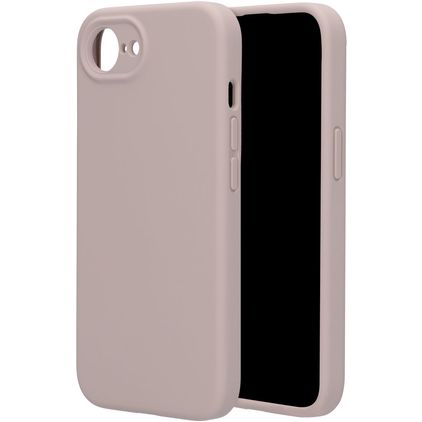 Mobiparts Coque iPhone 16e Coque arrière en Silicone - Soft Salmon