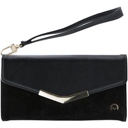 Mobilize Gelly Velvet iPhone X Détachable 2in1 Pochette - Deep Black