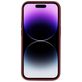 Mobiparts Coque iPhone 14 Pro Coque arrière en Silicone - Plum Red