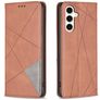 Mobigear Rhombus Slim Housse Samsung Galaxy S23 FE Etui - Marron