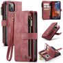 Caseme C30 Housse iPhone 14 Plus Etui Porte-Monnaie - Rouge