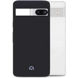 Mobilize Rubber Gelly Coque Google Pixel 7a Coque arrière en TPU Souple - Matt Black