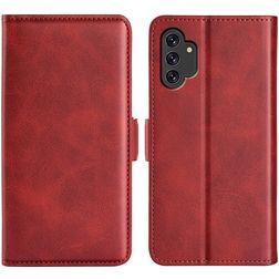 Mobigear Slim Magnet Housse Samsung Galaxy M52 Etui Porte-Monnaie - Rouge