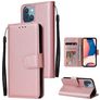 Mobigear Wallet Housse iPhone 14 Plus Etui Porte-Monnaie - Rose doré