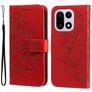 Mobigear Flowers Housse OnePlus 15 Etui Porte-Monnaie - Rouge