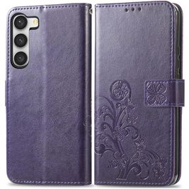 Mobigear Clover Housse Samsung Galaxy A54 Etui Porte-Monnaie - Violet